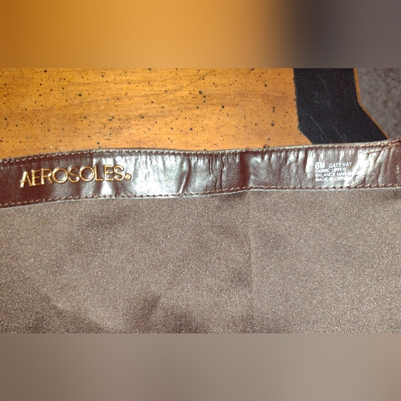 Aerosoles Gateway Sz 6M knee high suede boots - Dark Brown - Picture 5 of 10